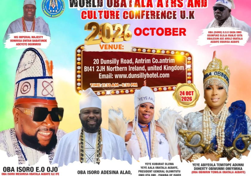 WORLD OBATALA ARTS AND CULTURE CONFERENCE U.K